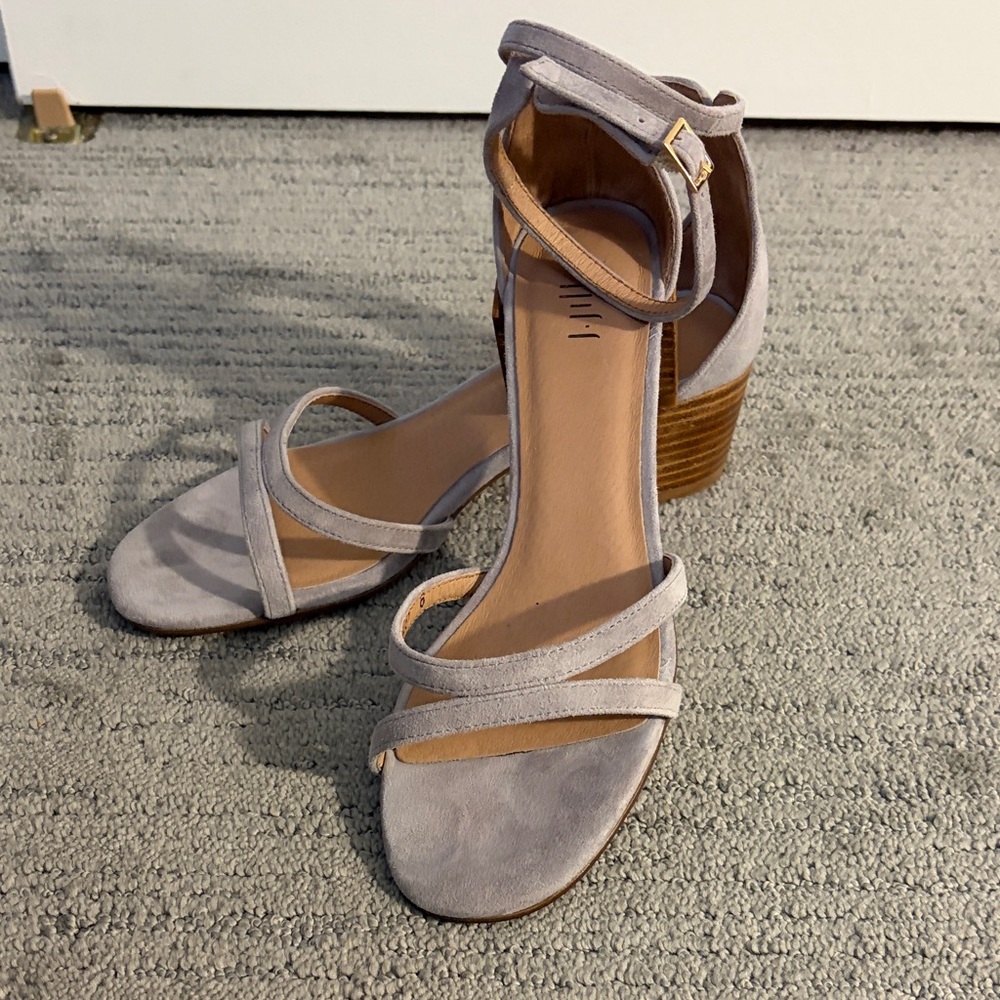 J. Jill Light GraySuade Women's Sandals
